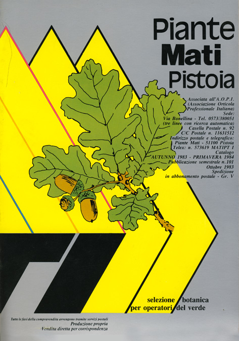 Pflanzen MATI Katalog 1983 - 1984